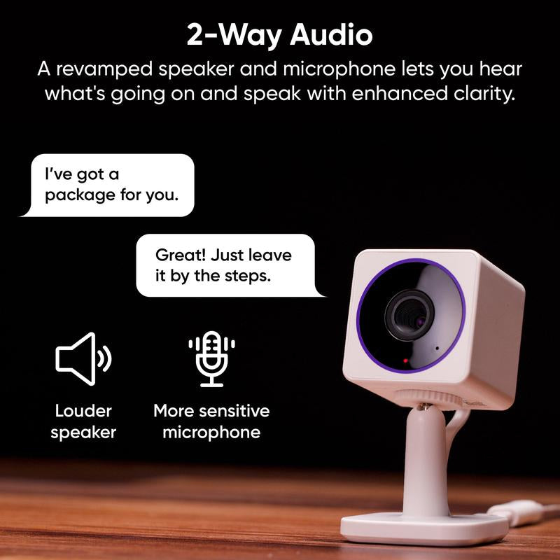 Wyze Cam OG Telephoto - Long-Distance Wired Home Security Camera for Indoor/Outdoor Use with Color Night Vision and 3x Optical Zoom