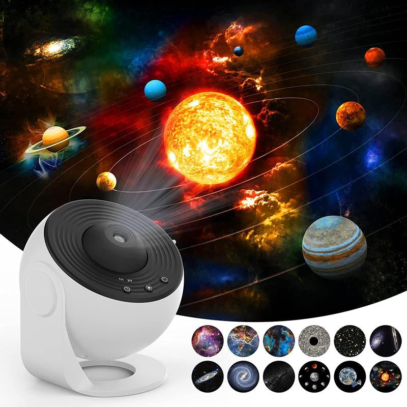 Star Projection LED Light with Globe Design - Portable Planetarium Galaxy Projector for Bedroom and Home Décor, Ideal Summer Gift for Barracks Room Transformation