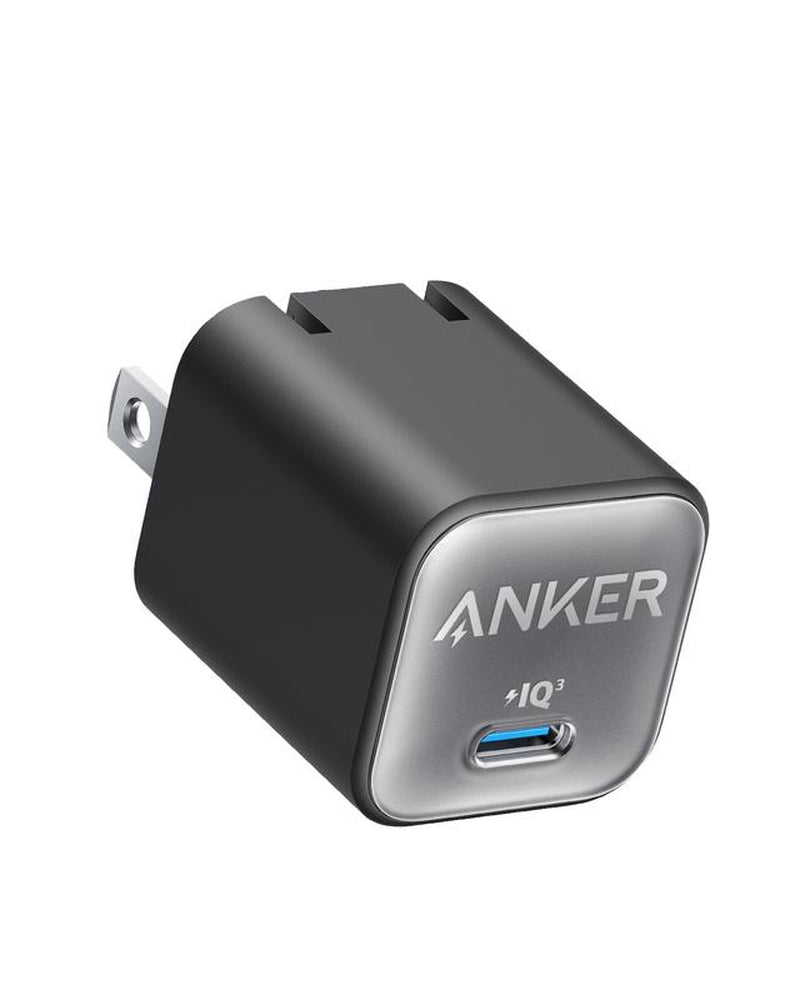 Anker 511 Nano 3 Charger (30W) - MagSafe-Compatible USB-C GaN Technology with PIQ 3.0 for iPhone 16/15 Series, Galaxy, iPad, and More