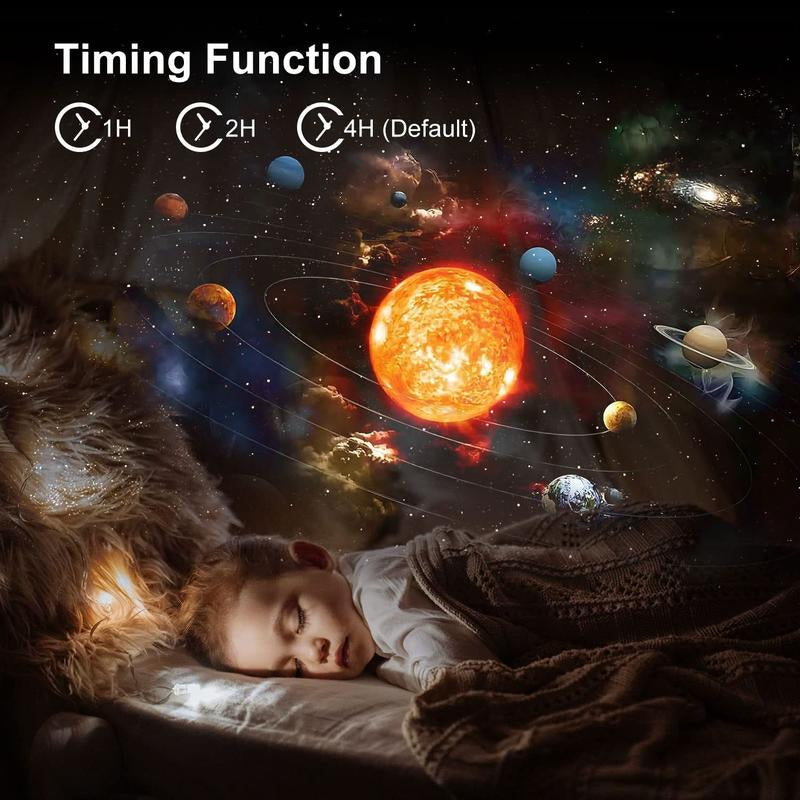 Star Projection LED Light with Globe Design - Portable Planetarium Galaxy Projector for Bedroom and Home Décor, Ideal Summer Gift for Barracks Room Transformation